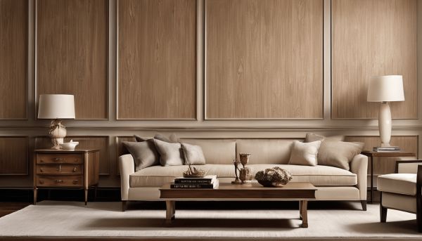 Des boiseries murales en papiers peints pour sublimer votre intérieur