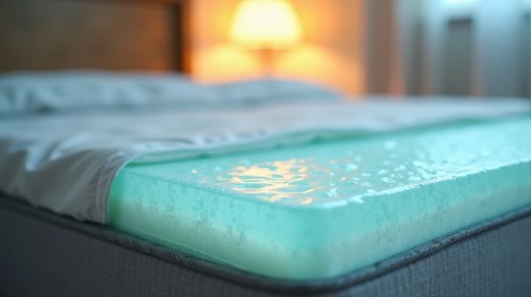 Matelas à gel rafraîchissant : adieu aux nuits chaudes